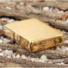 Zippo Classic 204B — матовая золотистая зажигалка