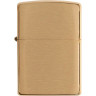 Zippo Classic 204B — матовая золотистая зажигалка