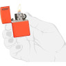 Zippo Classic 28888ZL — оранжевая металлическая зажигалка