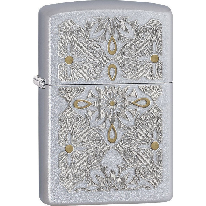 Zippo Classic 28457 — матовый стальной корпус